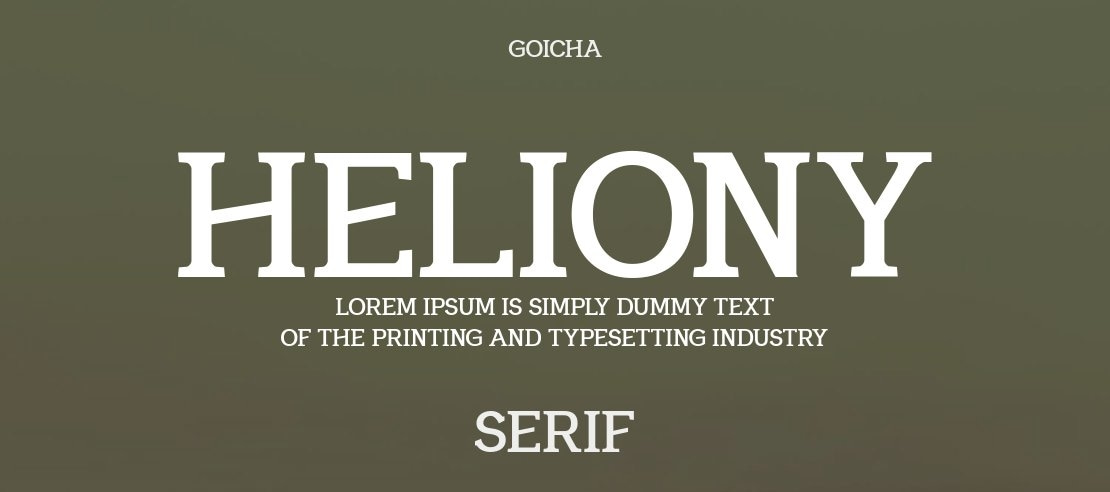 Heliony Font