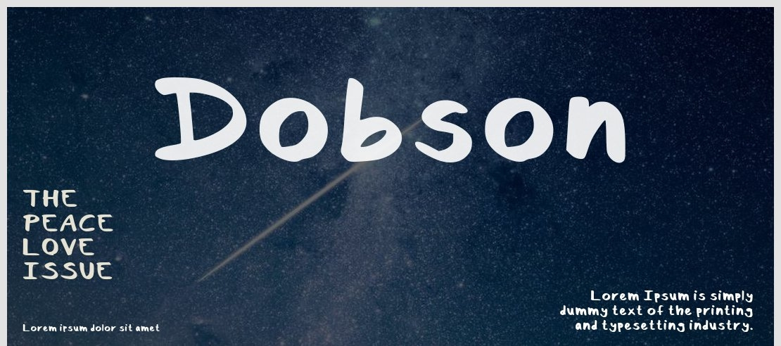 Dobson Font