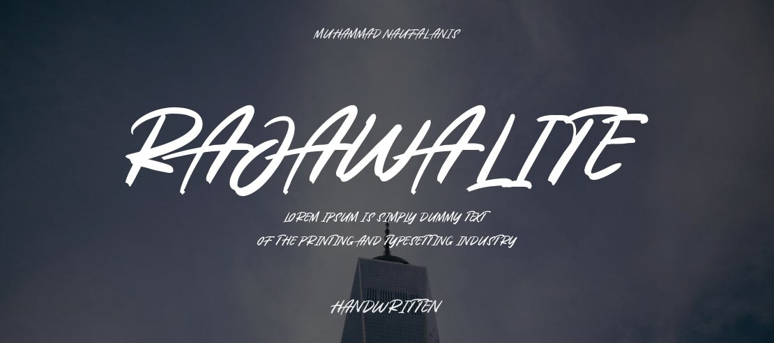 Rajawalite Font