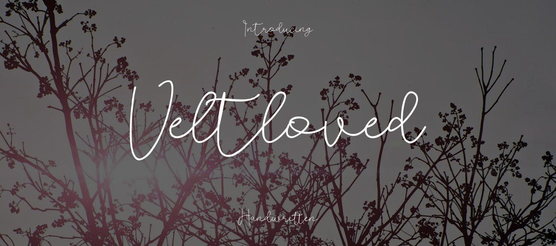 Veltloved Font