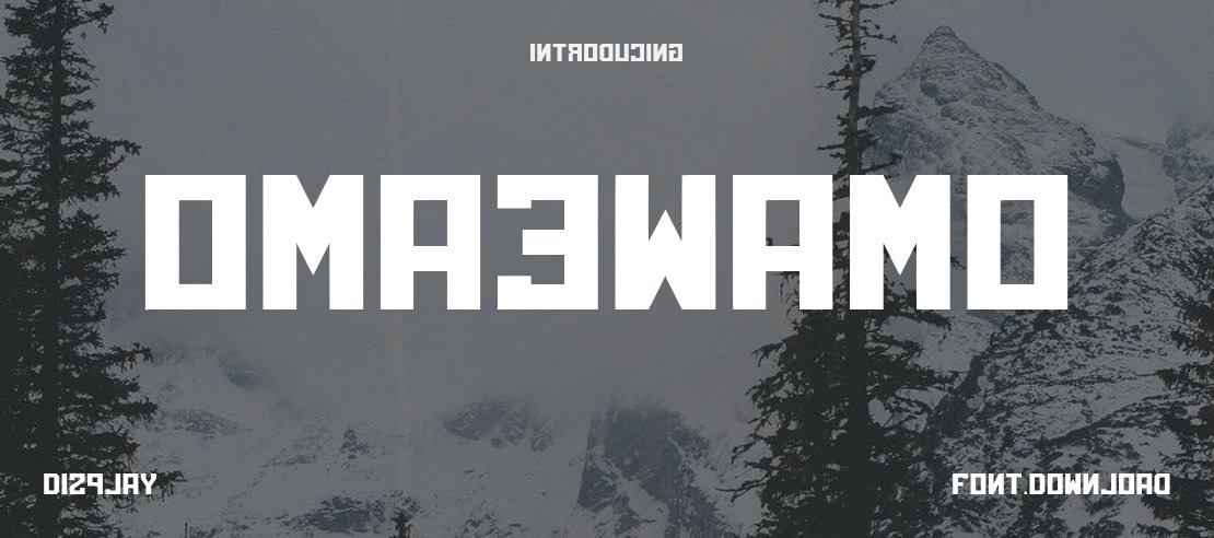 Omaewamo Font