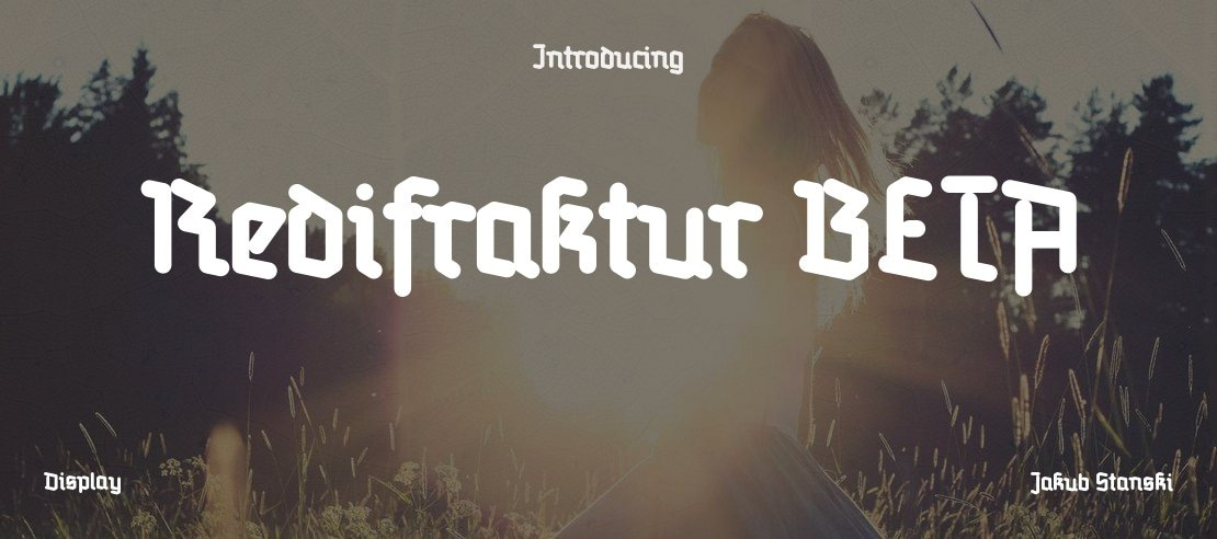 Redifraktur BETA Font