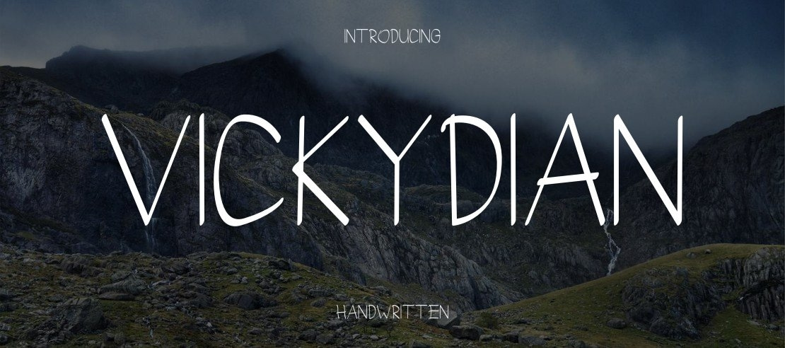 Vickydian Font