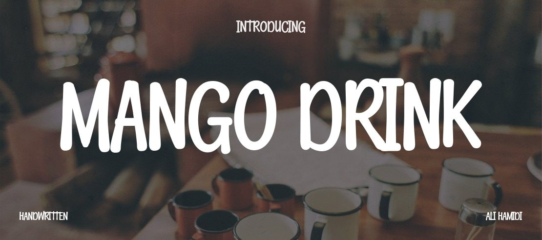 Mango Drink Font