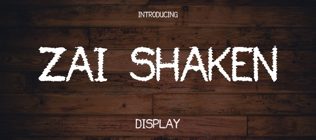 zai Shaken Font