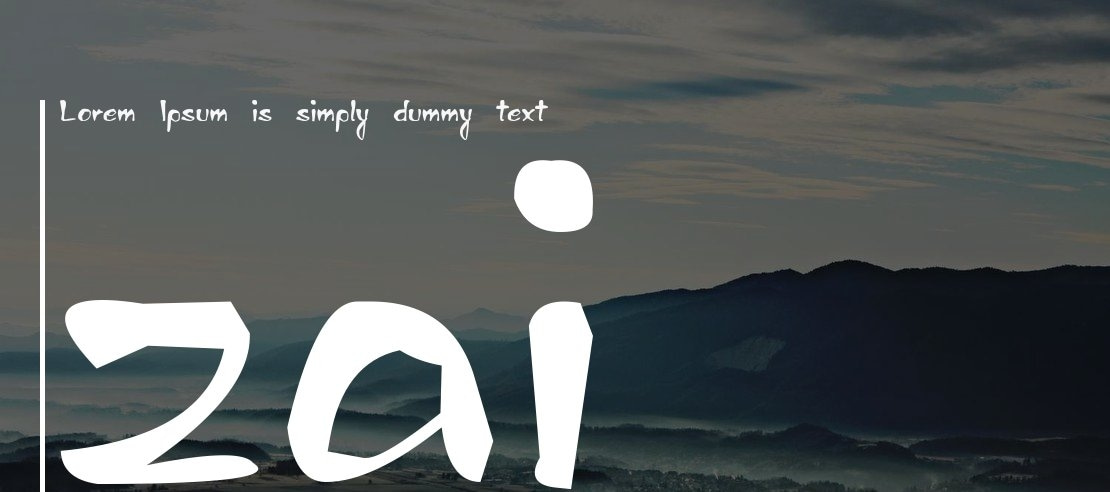 zai Ed Sloppy Handwritten Font Family