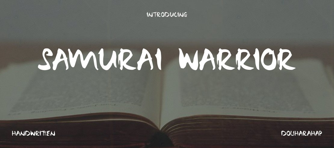 Samurai Warrior Font