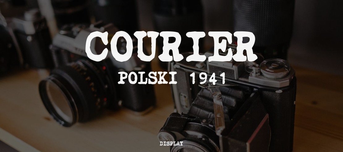 Courier Polski 1941 Font