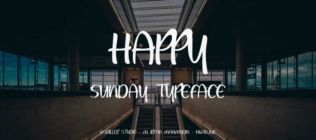 Happy Sunday Font