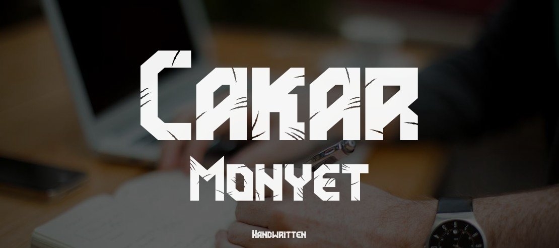 Cakar Monyet Font