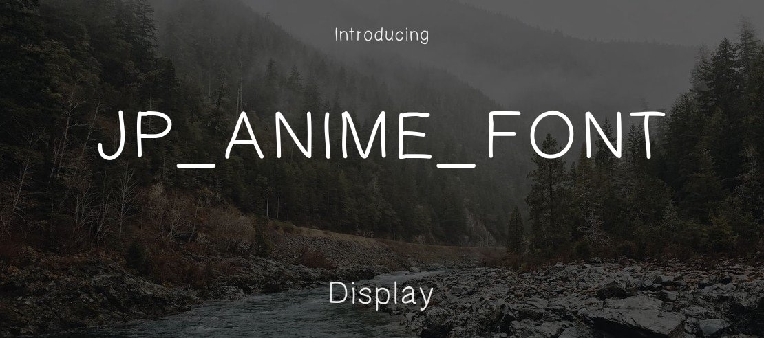 JP_ANIME_FONT Font