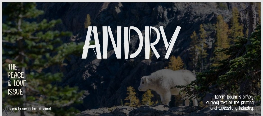 ANDRY Font