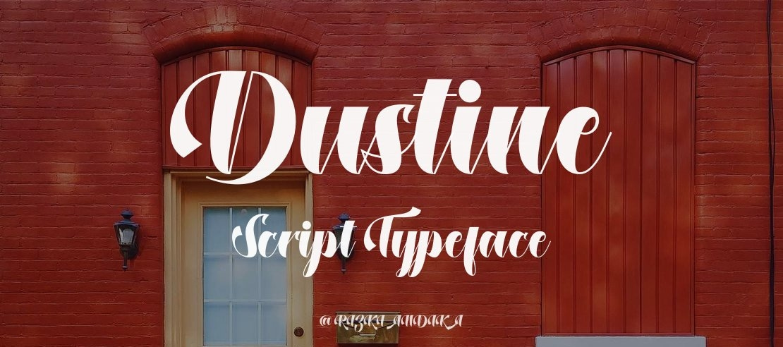 Dustine Script Font