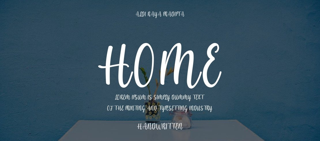 Home Font