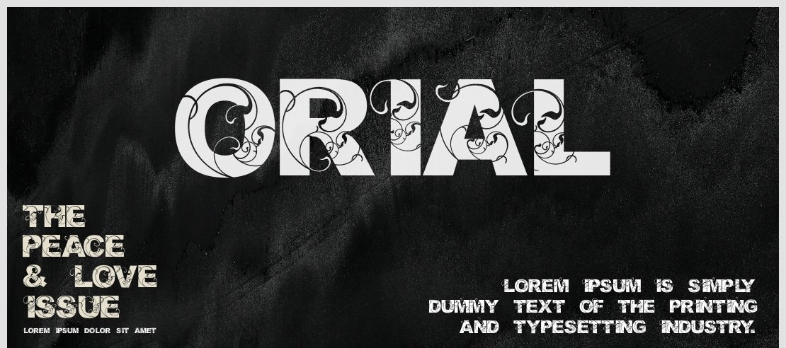 Orial Font Family