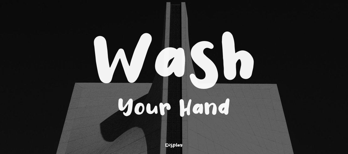 Wash Your Hand Font