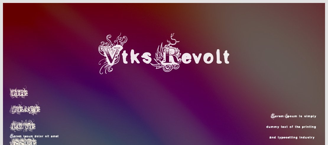 Vtks Revolt Font