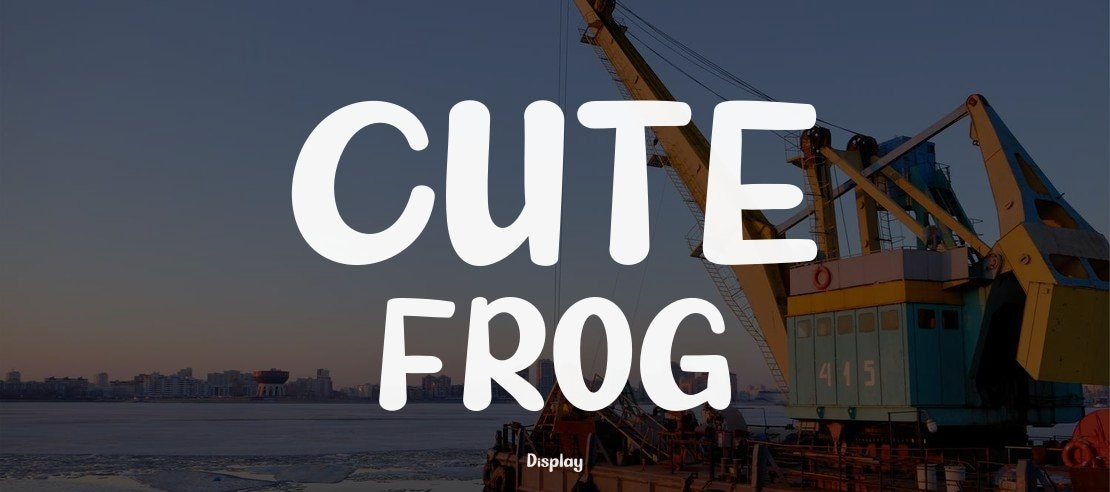 CUTE FROG Font