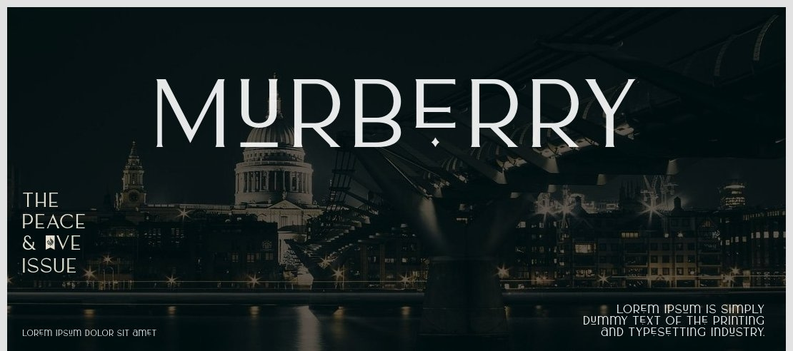 Murberry Font