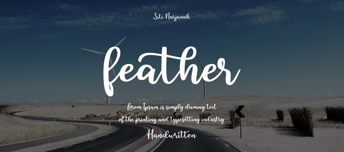 feather Font