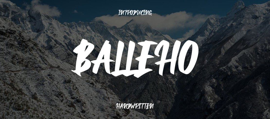 Balleho Font