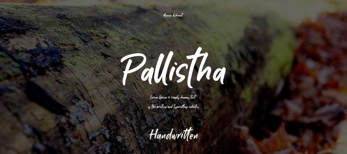 Pallistha Font