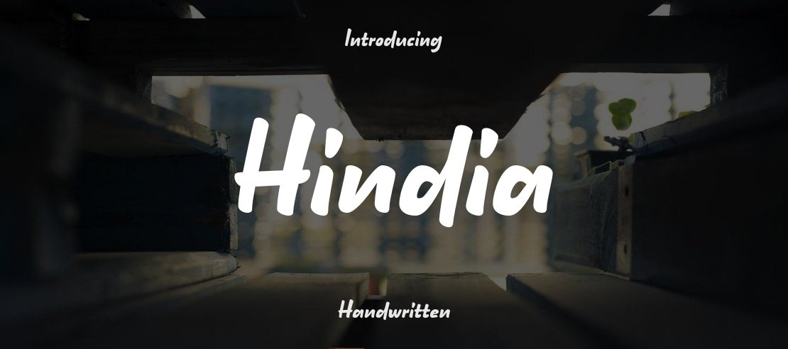 Hindia Font