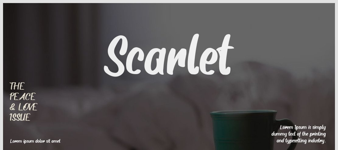 Scarlet Font