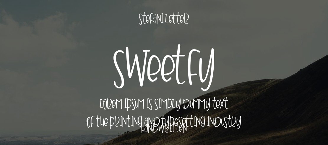 Sweetfy Font