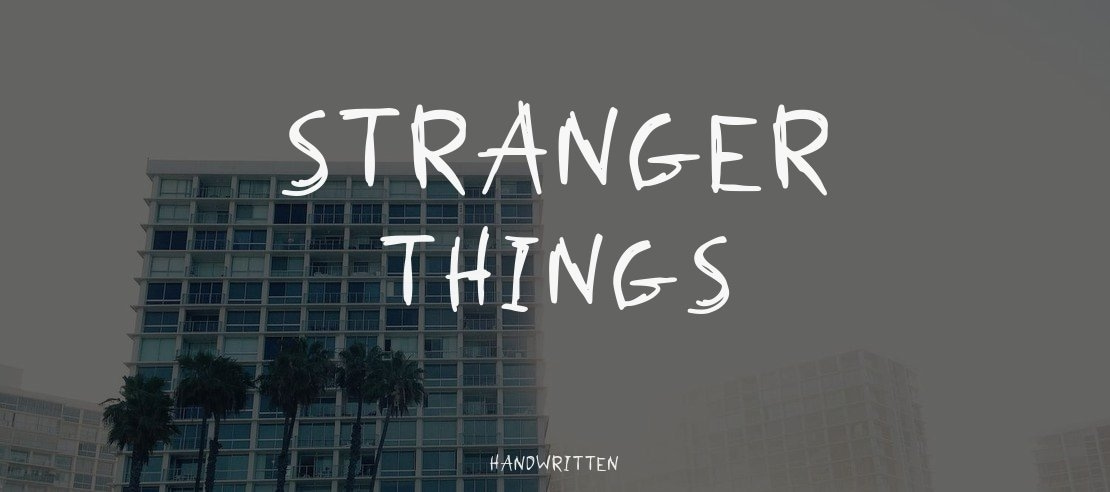 Stranger Things Font