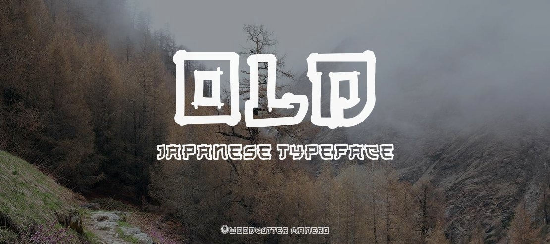 Old Japanese Font