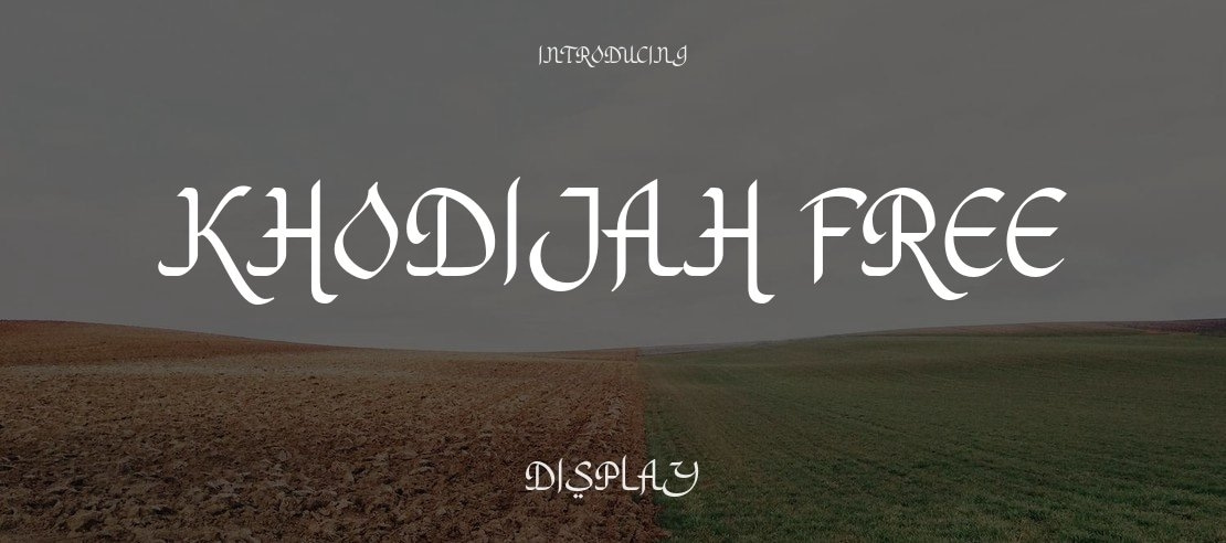 Khodijah Free Font