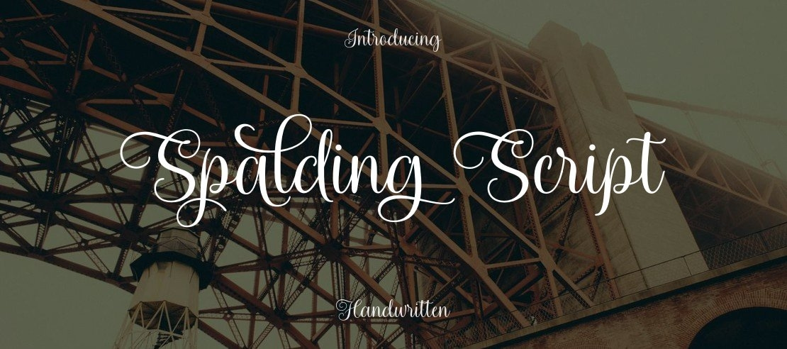 Spalding Script Font