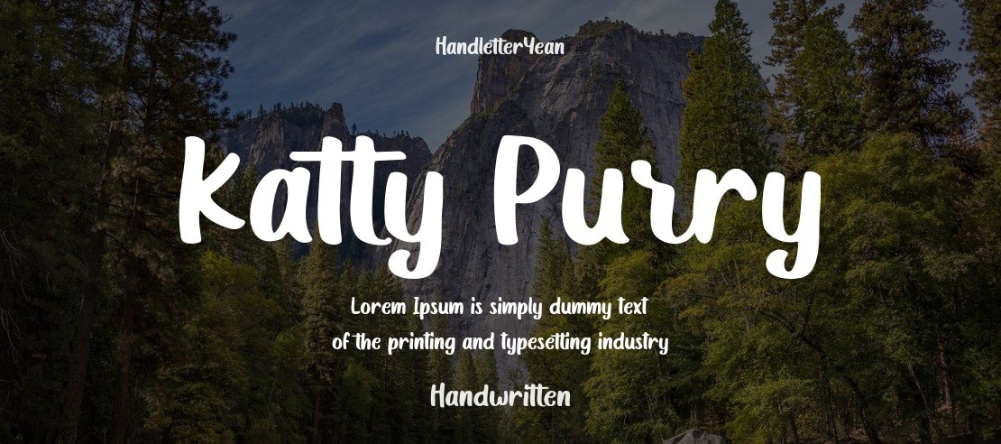 Katty Purry Font