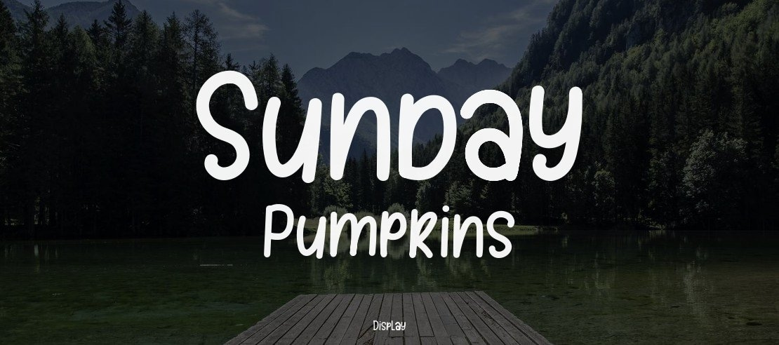 Sunday Pumpkins Font