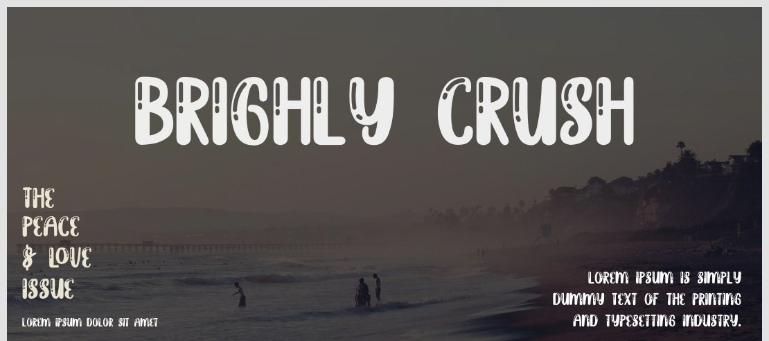 Brighly Crush Font