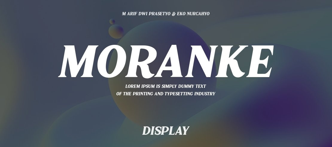 Moranke Font