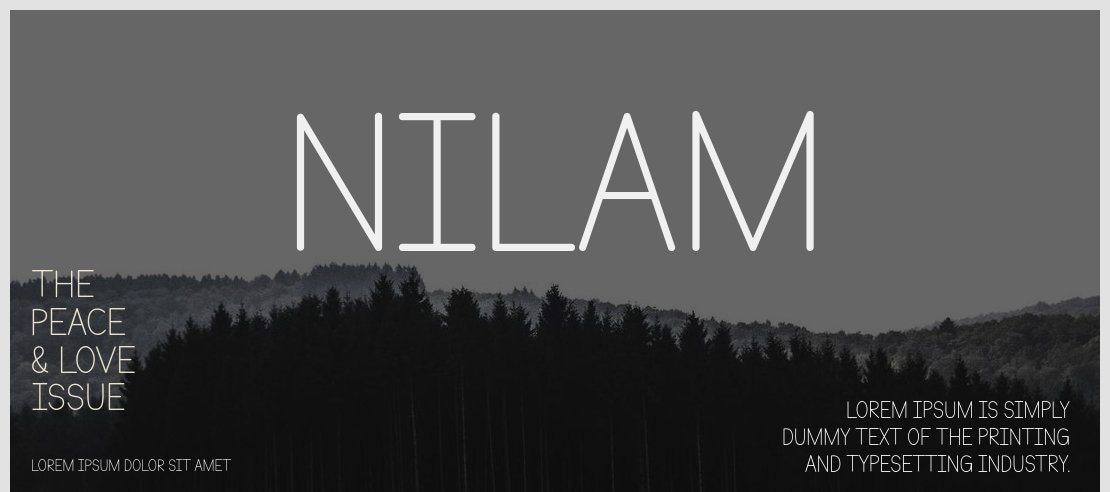 Nilam Font Family