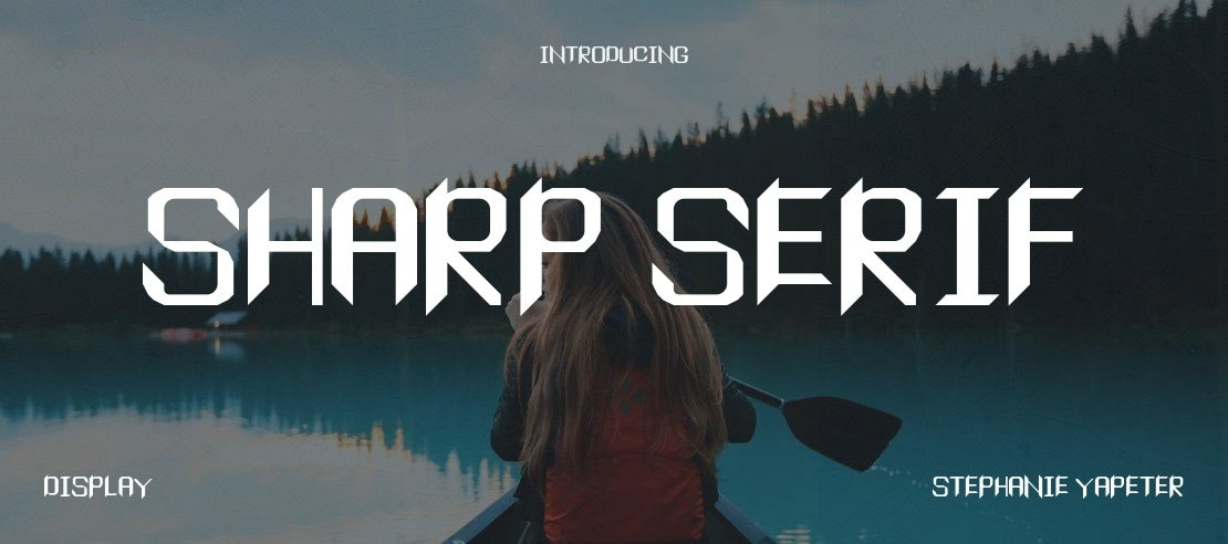 Sharp serif Font