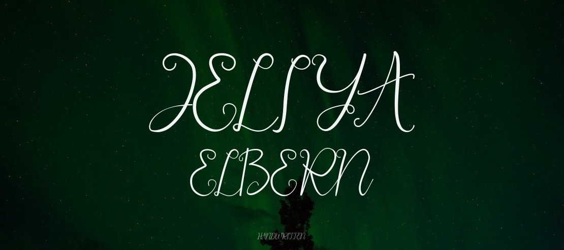 Jeliya elbern Font