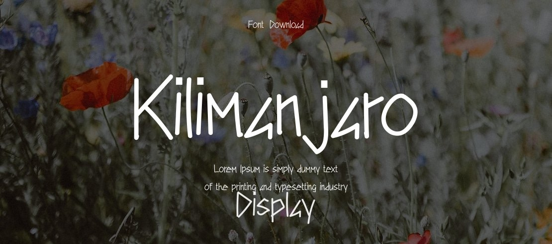 Kilimanjaro Font