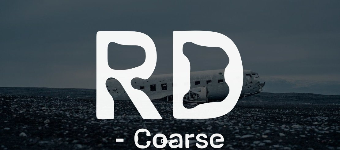 RD - Coarse Font Family