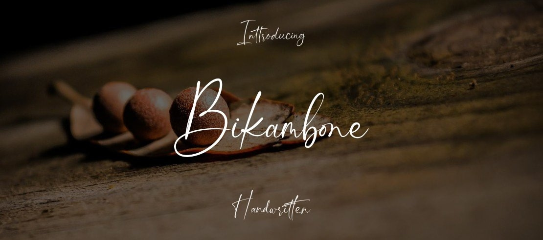 Bikambone Font