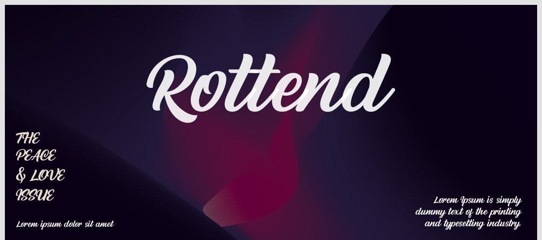 Rottend Font Family