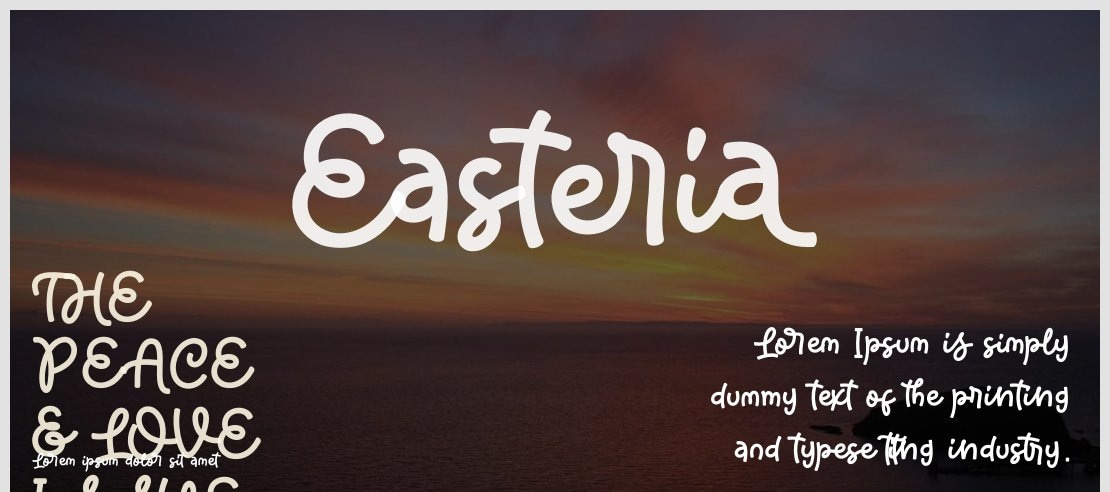 Easteria Font