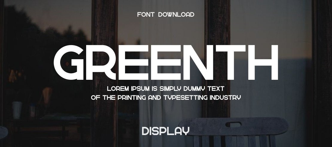 Greenth Font