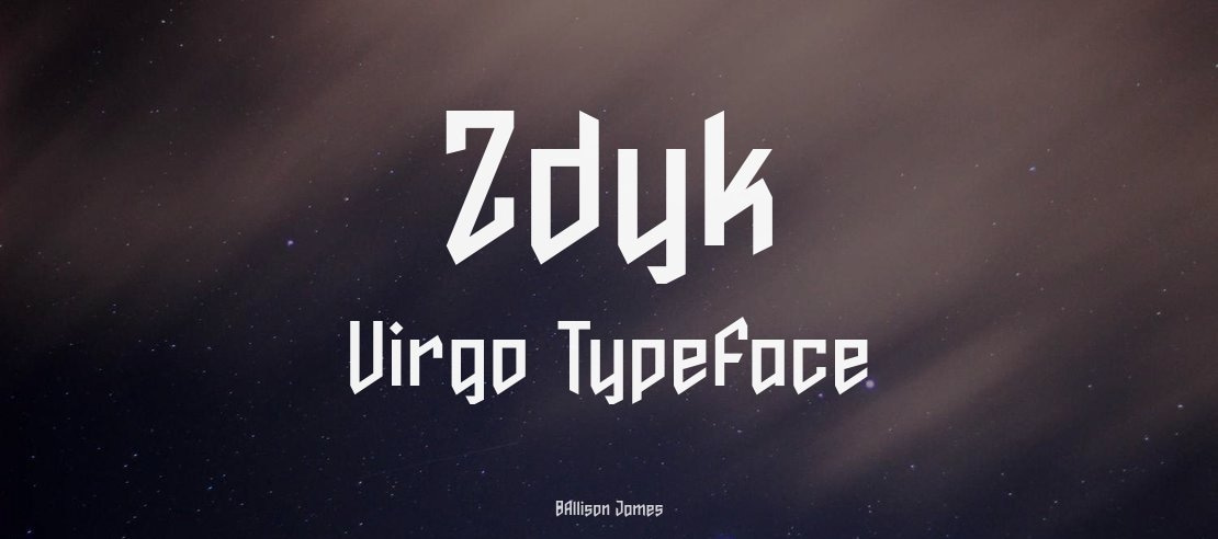 Zdyk Virgo Font