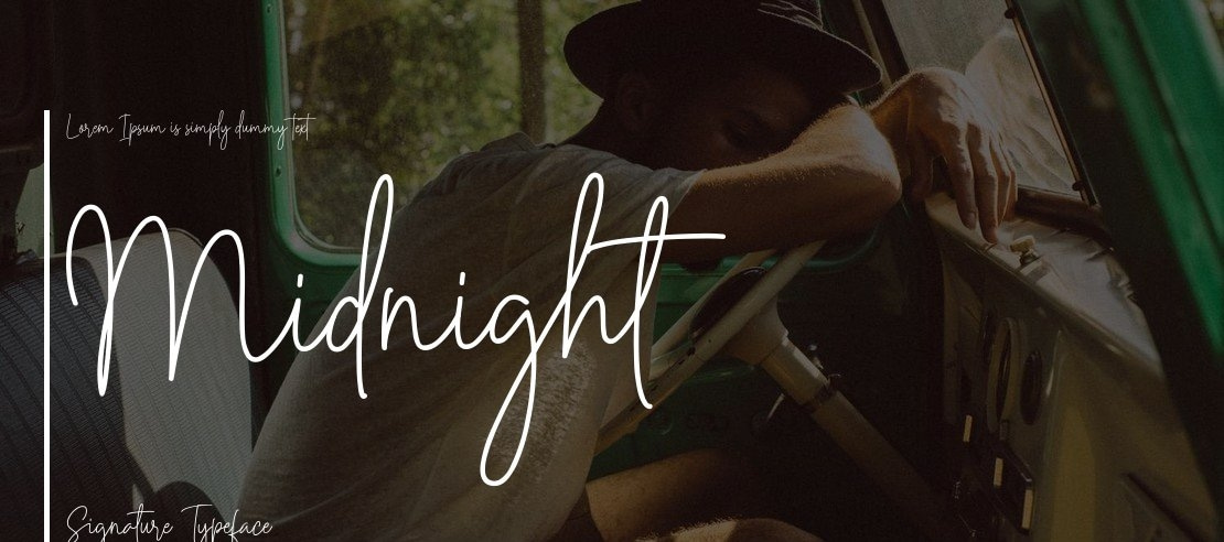 Midnight Signature Font