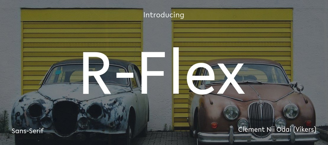 R-Flex Font Family