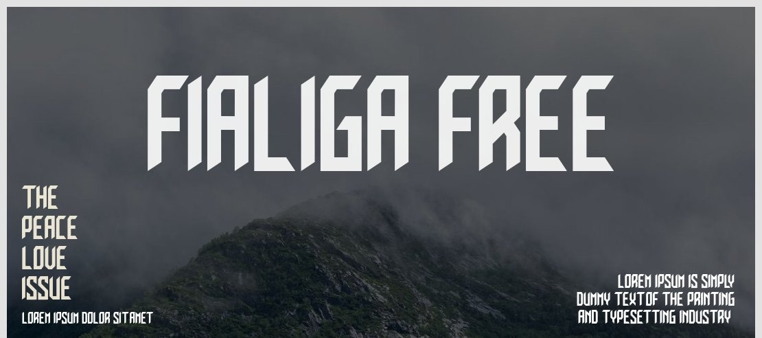 FIALIGA FREE Font